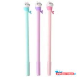 Cuki Fókacica hableány fekete zselés toll, 0.5mm