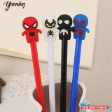 Cuki Pókember fekete zselés toll, 0.5mm