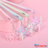 Cuki Radírozható zselés toll - dekoratív lógó virág, 0.5mm