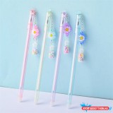 Cuki Radírozható zselés toll - lógó virágos, 0.5mm