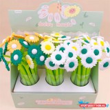 Cuki Százszorszép fekete zselés toll, 0.5mm