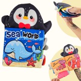 Cukicuccok Kft. 3D baba mesekönyv kesztyű, pingvin