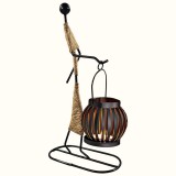 Cukicuccok Kft. Art Deco dekoratív fém gyertyatartó 5, fekete