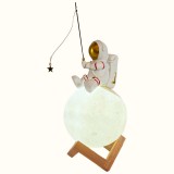 Cukicuccok Kft. Asztronauta hold lámpa és párologtató, fehér