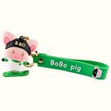 Cukicuccok Kft. Bobo malac gördeszkás kulcstartó, zöld