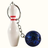 Cukicuccok Kft. Bowling bábu golyóval kulcstartó, kék