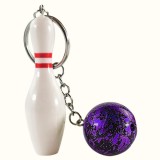 Cukicuccok Kft. Bowling bábu golyóval kulcstartó, lila