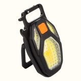 Cukicuccok Kft. COB LED-es multifunkciós kulcstartó zseblámpa, fekete