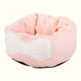 Cukicuccok Kft. Csontmintás kicsi kutyafekhely, rózsaszín