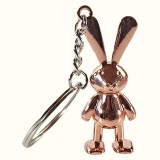 Cukicuccok Kft. Fém nyuszi kulcstartó, rosegold