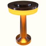 Cukicuccok Kft. Hálószoba éjjeli lámpa érintésvezérelt kerek, rosegold