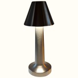 Cukicuccok Kft. Hálószoba éjjeli lámpa érintésvezérelt kúp, ezüst