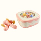 Cukicuccok Kft. Interaktív ütögetős baba játék, rózsaszín