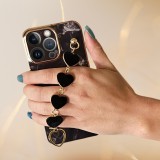 Cukicuccok Kft. IP 13 Pro Trend Case telefontok márvány mintás, fekete