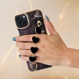 Cukicuccok Kft. IP 15 Plus Trend Case telefontok márvány mintás, fekete