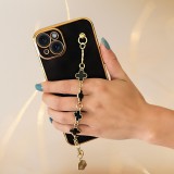 Cukicuccok Kft. IP 15 Plus Trend Case telefontok virágos, fekete