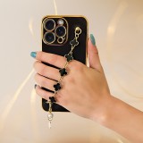 Cukicuccok Kft. IP 15 Pro Max Trend Case telefontok virágos, fekete