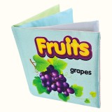 Cukicuccok Kft. Készségfejlesztő babakönyv gyümölcsök, színes