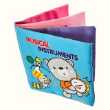 Cukicuccok Kft. Készségfejlesztő babakönyv hangszerek, színes