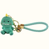 Cukicuccok Kft. Kötött dínó kulcstartó, zöld