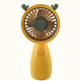 Cukicuccok Kft. Mini hordozható kézi ventilátor szarvas, sárga