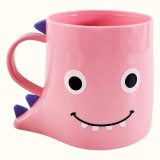 Cukicuccok Kft. Műanyag bögre dínó, rózsaszín