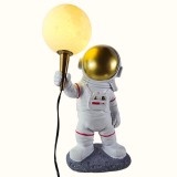 Cukicuccok Kft. Nagy Asztronauta-Hold lámpa, szürke