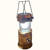 Cukicuccok Kft. Napelemes kempinglámpa powerbank funkcióval, arany