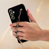 Cukicuccok Kft. Samsung Galaxy A34 5G Trend Case telefontok virágos, fekete