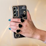 Cukicuccok Kft. Samsung Galaxy A54 5G Trend Case telefontok márvány mintás, fekete