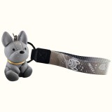 Cukicuccok Kft. Ülő graffiti kutya kulcstartó, szürke