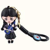 Cukicuccok Kft. Wednesday gitárral kulcstartó, fekete