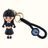 Cukicuccok Kft. Wednesday kulcstartó, fekete