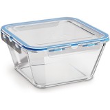 Curver 2,4 literes üveg tároló zárható műanyag fedéllel