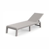 Curver Atlas műanyag kerti napozóágy párna nélkül bézs