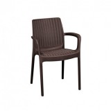 Curver Bali mono kerti szék, whiskey barna színben