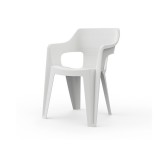 Curver Bilboa Iowback műanyag kartámaszos kerti szék fehér