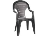 Curver Bonaire műanyag kerti szék, grafit színben