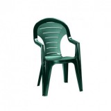 Curver Bonaire műanyag kerti szék, sötét zöld színben