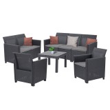 Curver Claire VI 7 személyes kerti bútor garnitúra orlando asztallal grafit