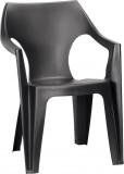 Curver Dante alacsony támlás műanyag kerti szék grafit