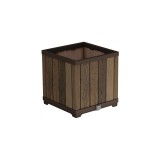 Curver Deco szögletes műanyag virágláda 61 L dió