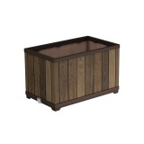 Curver Deco tégla alakú műanyag virágláda 81 L dió