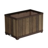 Curver Deco tégla alakú műanyag virágláda 81 l kőrisfa