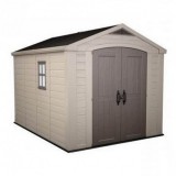 Curver Factor 8x8 kerti ház, beige-taupe színben