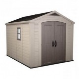 Curver Factor 8x8 kerti ház, beige-taupe színben