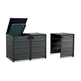 Curver Hide away kültéri szemetes tároló - kiegészító elem 240 L szürke