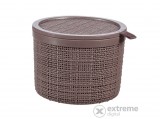 Curver Jute Kerek kosár fedéllel, 2L, barna