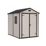 Curver KETER MANOR 6x8DD BÉZS MŰANYAG KERTI HÁZ