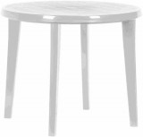 Curver Lisa Kerek Asztal 90Cm Fehér 218050